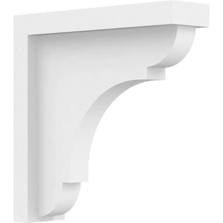 Ekena Millwork Standard Bryant Architectural Grade PVC Bracket, 2"W x 8"D x 8"H BKTP02X08X08BRY
